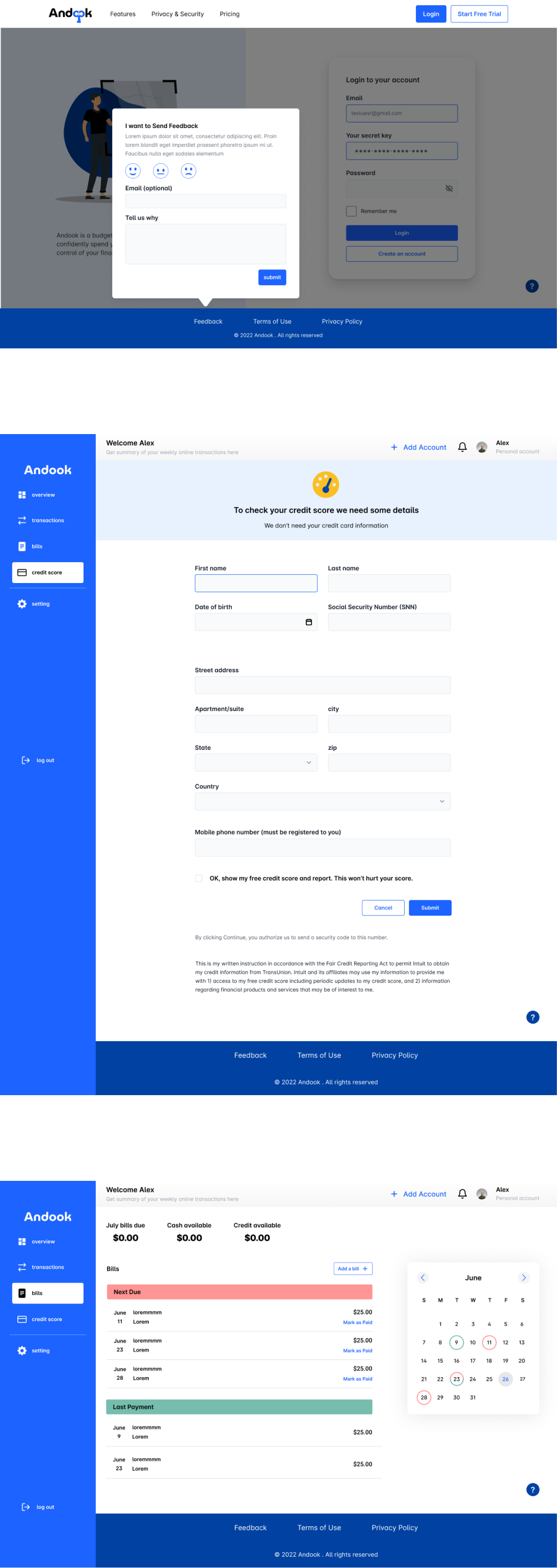 Wireframes